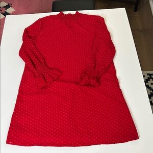 Elegant Red Mini Dress